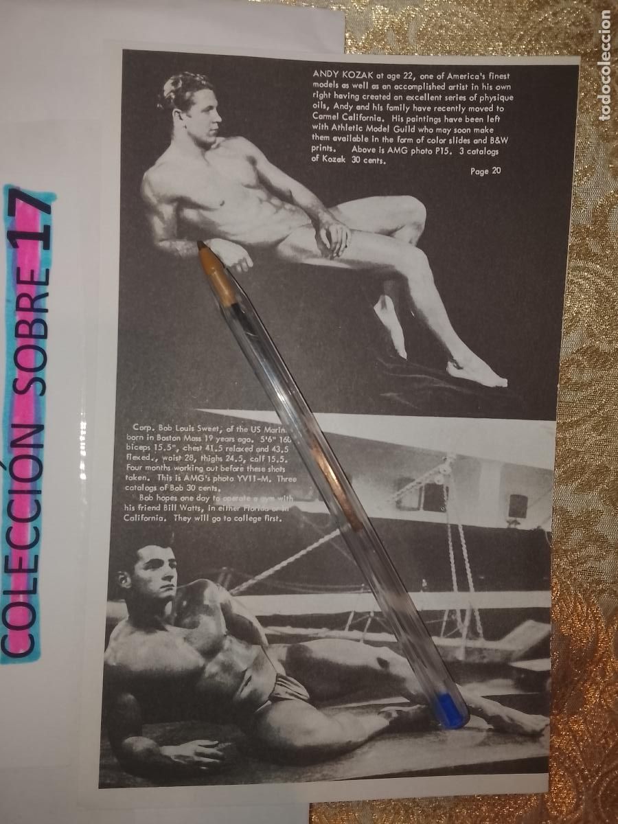 Outros artigos de papel: hoja tematica gay artistica fotografica o comic hombre erotico desnudos culturismo homo sexo EROTICA