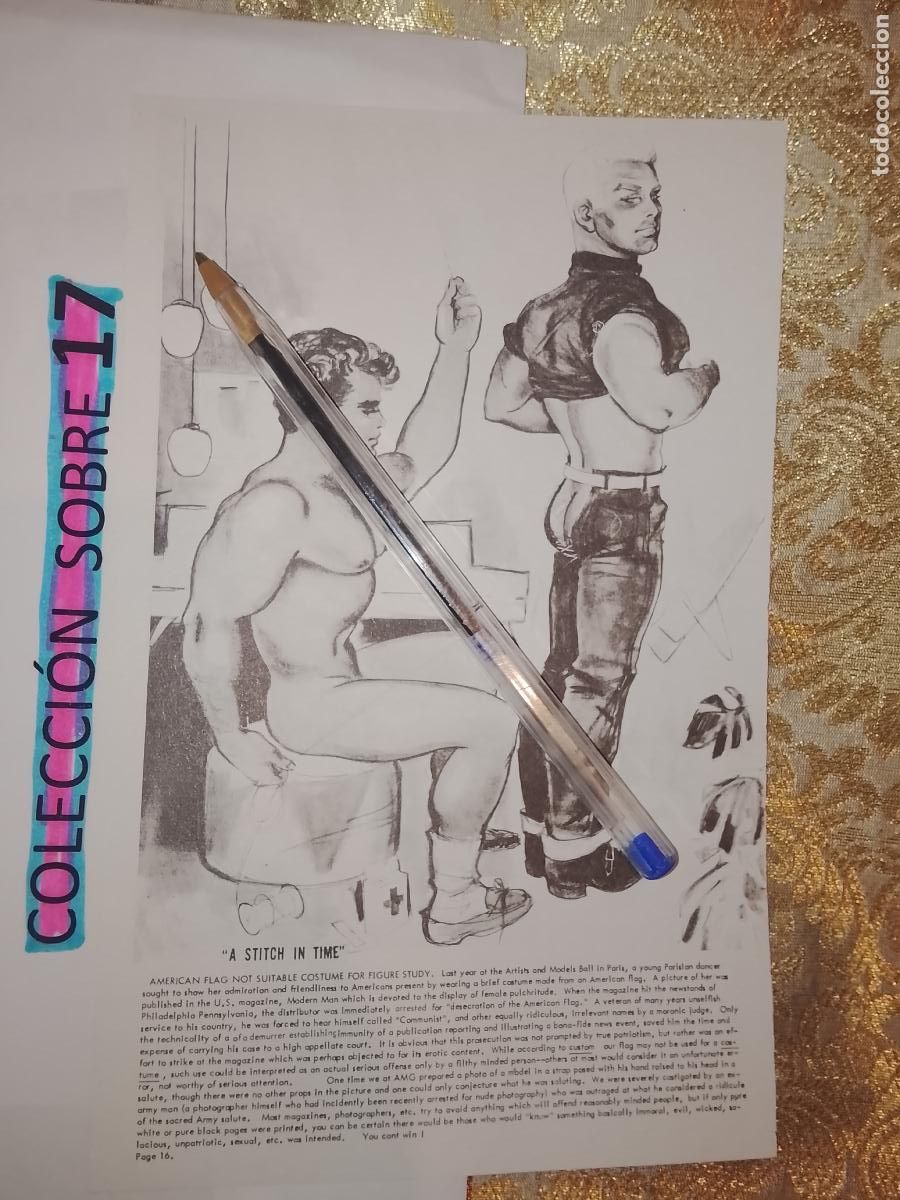 Outros artigos de papel: hoja tematica gay artistica fotografica o comic hombre erotico desnudos culturismo homo sexo EROTICA