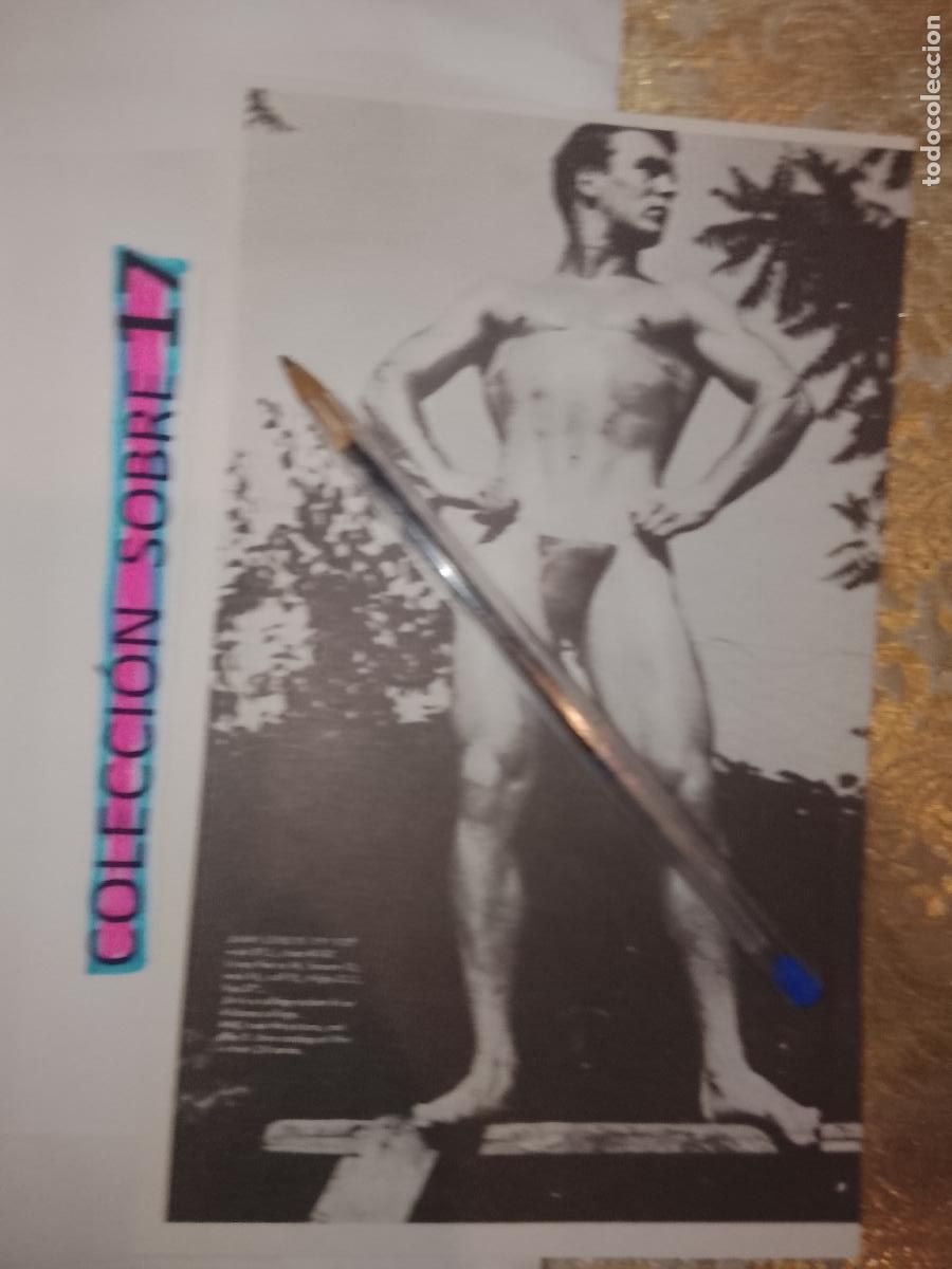 Collectionnisme Papier divers: hoja tematica gay artistica fotografica o comic hombre erotico desnudos culturismo homo sexo EROTICA