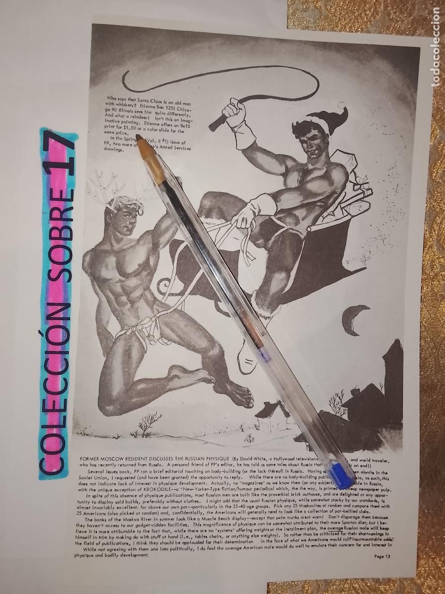 Outros artigos de papel: hoja tematica gay artistica fotografica o comic hombre erotico desnudos culturismo homo sexo EROTICA