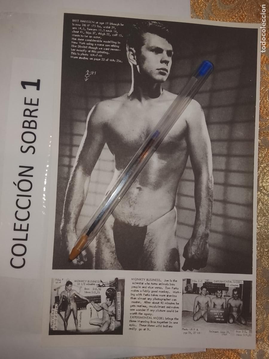 Collectionnisme Papier divers: hoja tematica gay artistica fotografica o comic hombre erotico desnudos culturismo homo sexo EROTICA