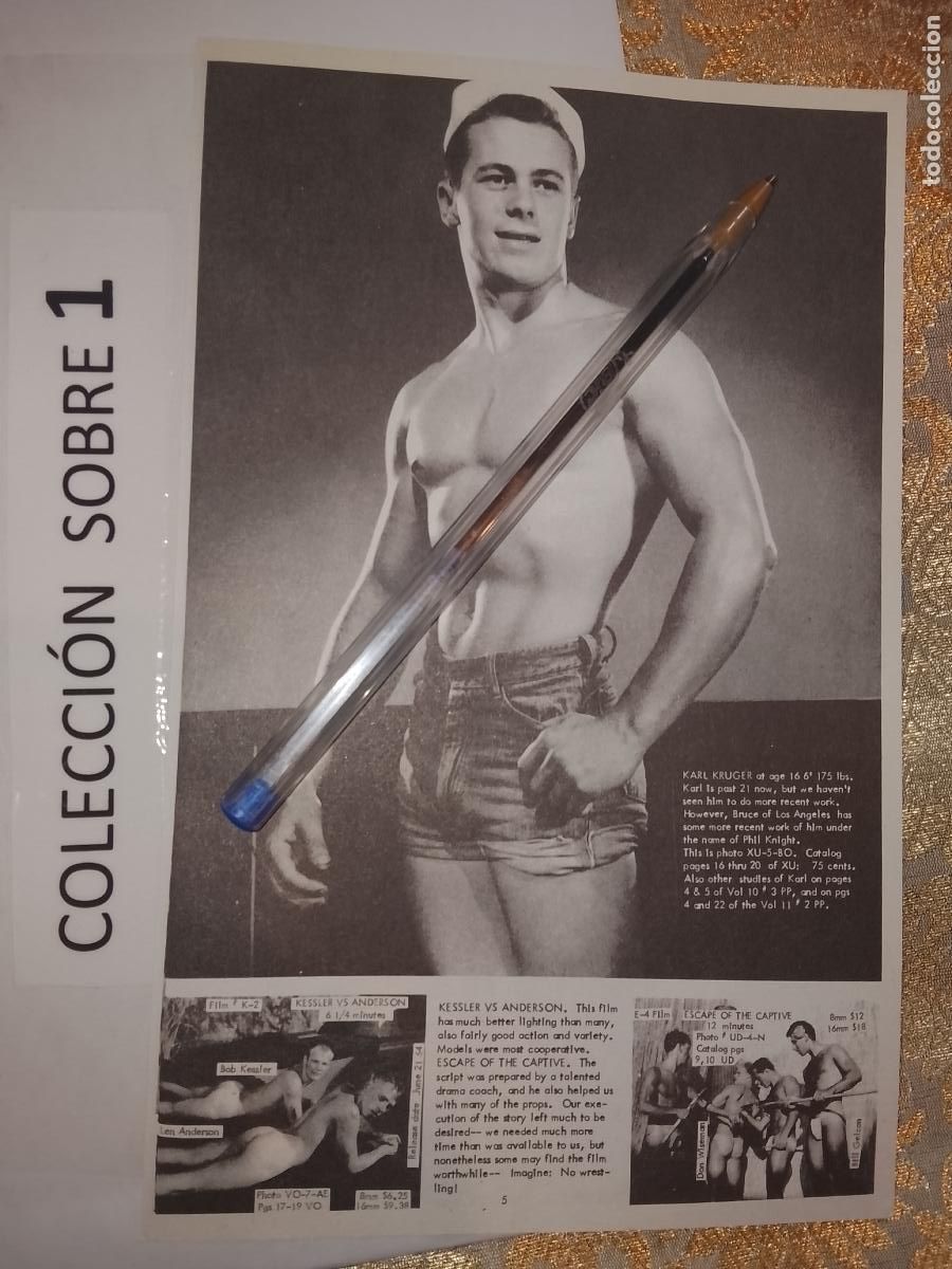 Outros artigos de papel: hoja tematica gay artistica fotografica o comic hombre erotico desnudos culturismo homo sexo EROTICA