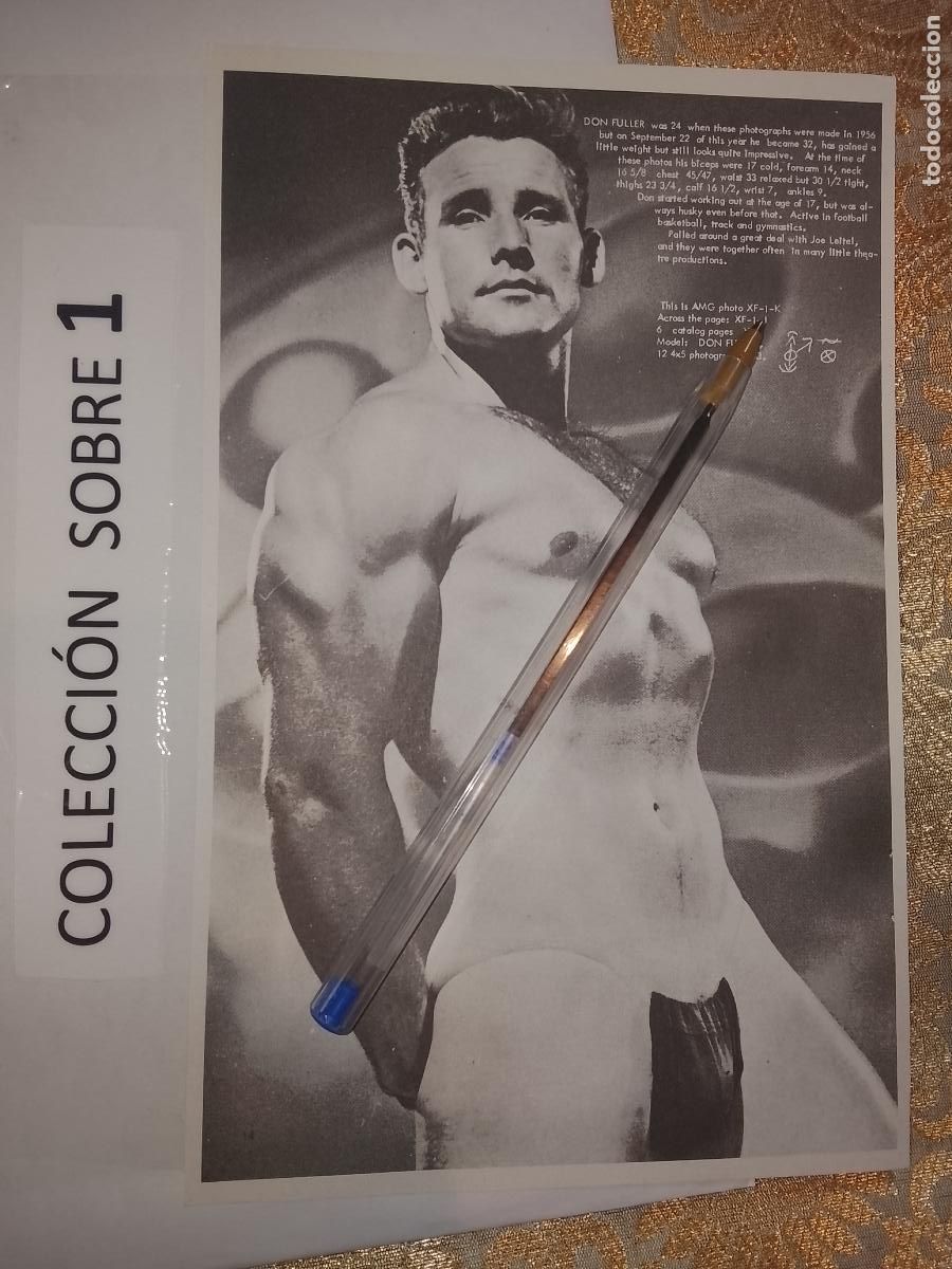 Collectionnisme Papier divers: hoja tematica gay artistica fotografica o comic hombre erotico desnudos culturismo homo sexo EROTICA