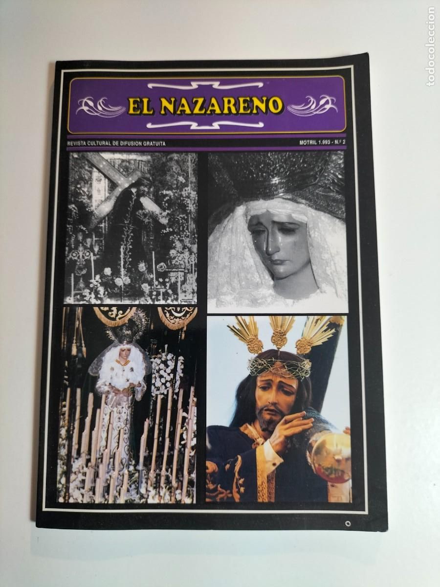 Otros Art&iacute;culos de Coleccionismo en Papel: Revista cofrade Semana Santa El Nazareno a&ntilde;o 1993 Motril Granada