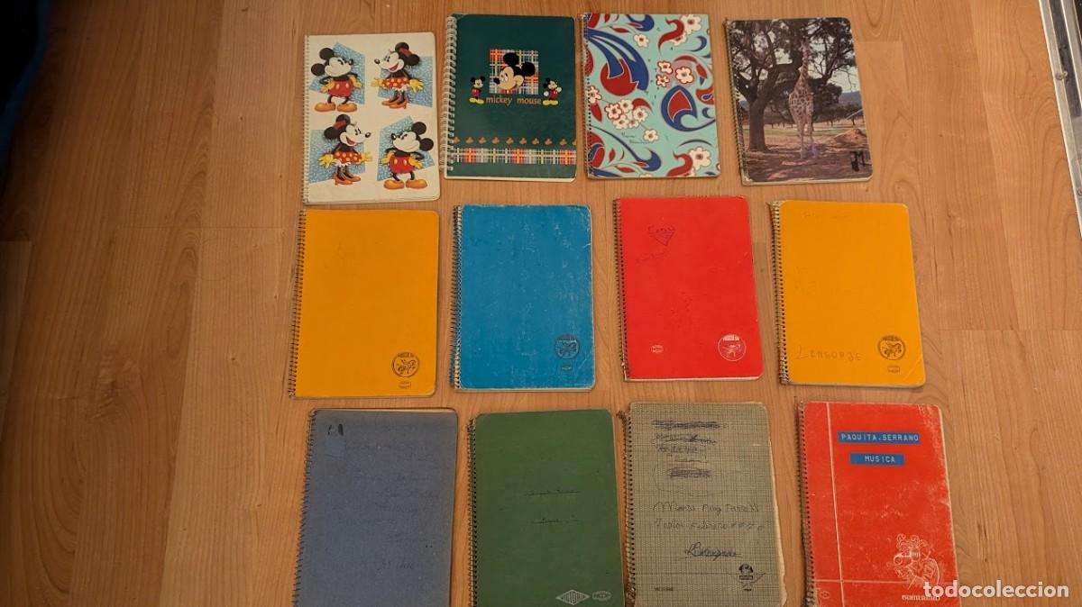Collectionnisme Papier divers: LOTE DE 40 LIBRETAS Y CUADERNOS ESCOLARES TOTAL O PARCIALMENTE MANUSCRITOS