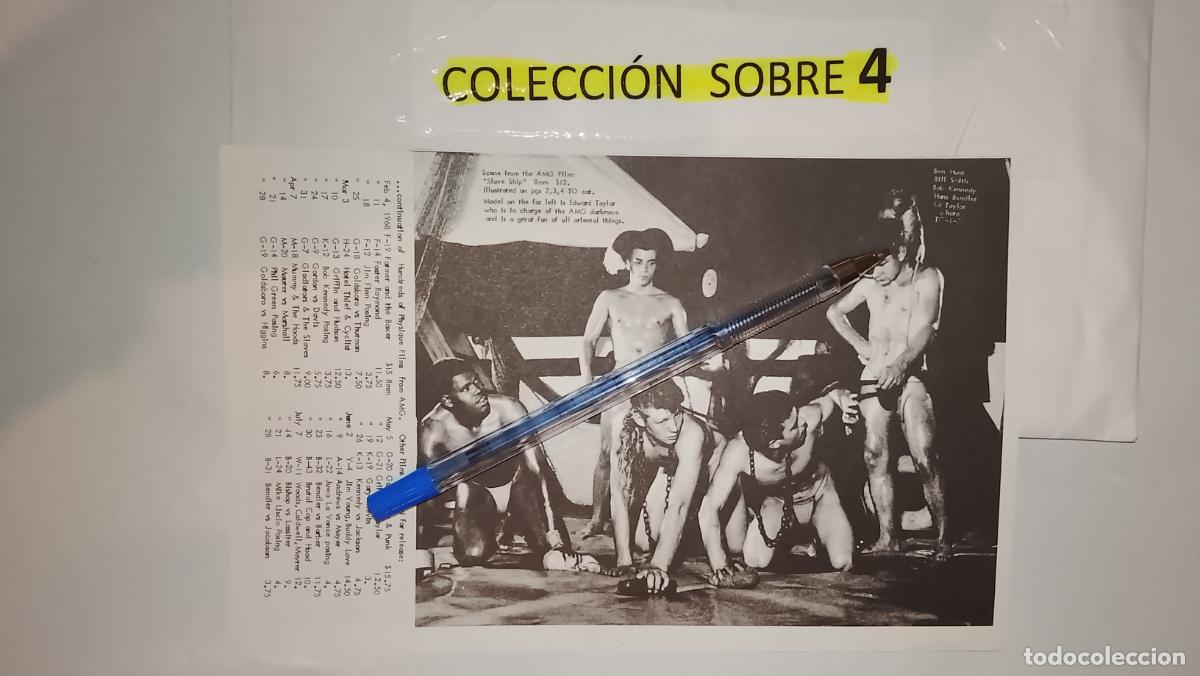 Collectionnisme Papier divers: hoja tematica gay artistica fotografica o comic hombre erotico desnudos culturismo homo sexo EROTICA