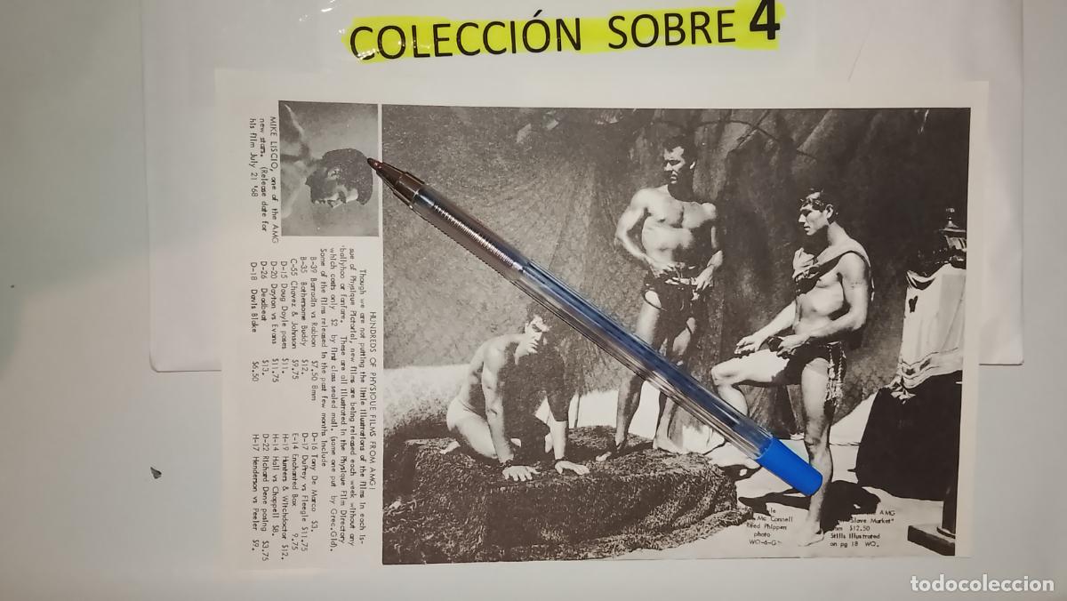 Collectionnisme Papier divers: hoja tematica gay artistica fotografica o comic hombre erotico desnudos culturismo homo sexo EROTICA