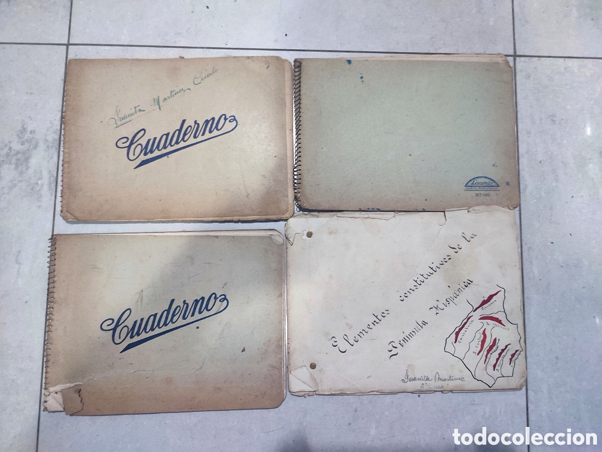 Paper Collecting Others: Antiguos cuadernos escuela. A&ntilde;os 50