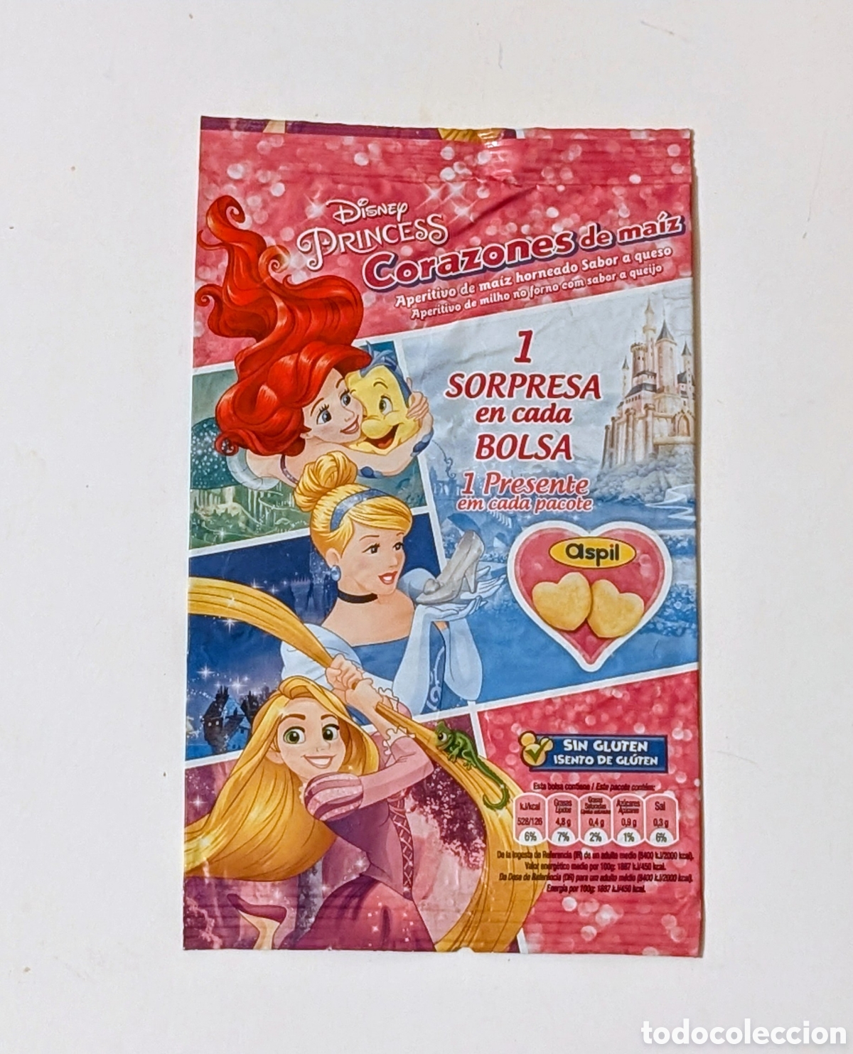 Otros art&iacute;culos de coleccionismo en papel: Envoltorio Princess. Disney. Aspil - Foto 1