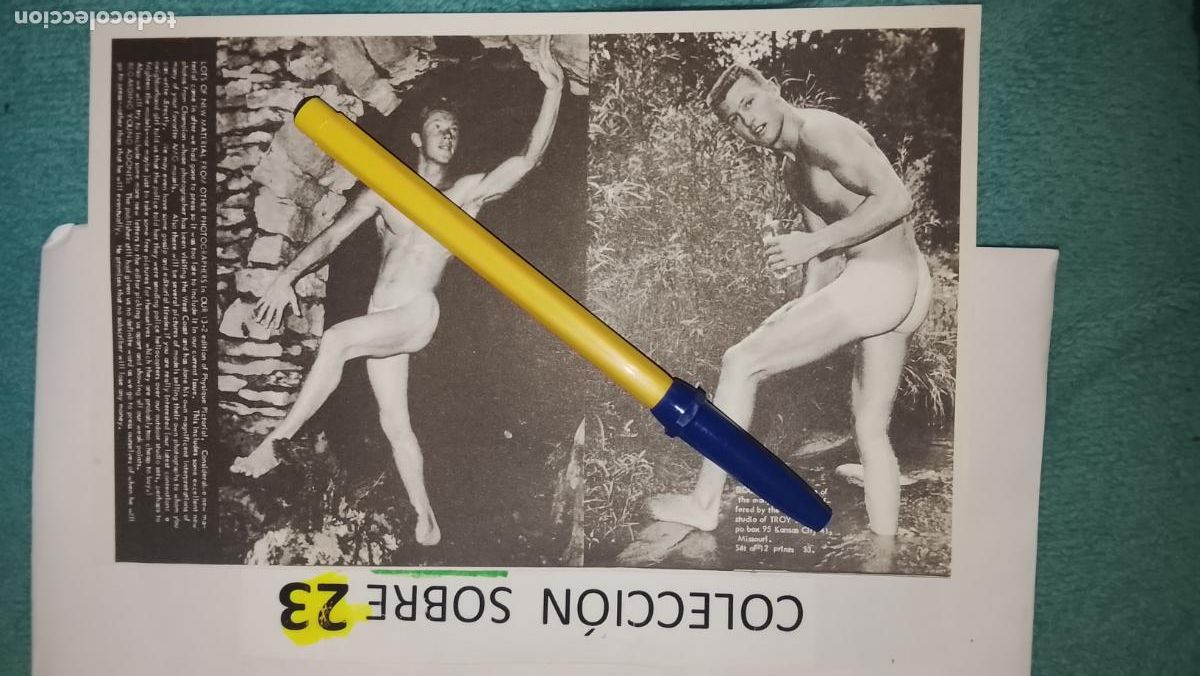 Otros Art&iacute;culos de Coleccionismo en Papel: hoja tematica gay artistica fotografica o comic hombre erotico desnudos culturismo homo sexo EROTICA