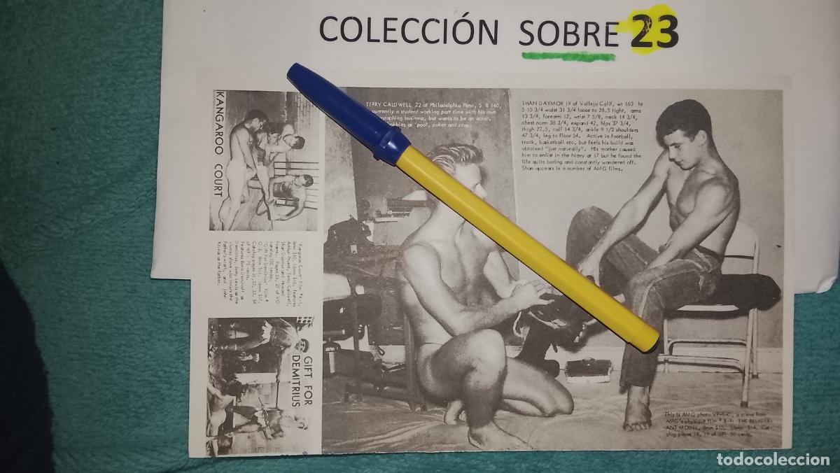 Otros Art&iacute;culos de Coleccionismo en Papel: hoja tematica gay artistica fotografica o comic hombre erotico desnudos culturismo homo sexo EROTICA