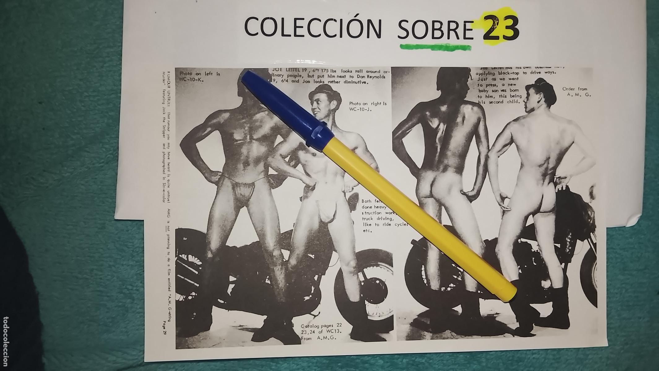 Otros Art&iacute;culos de Coleccionismo en Papel: hoja tematica gay artistica fotografica o comic hombre erotico desnudos culturismo homo sexo EROTICA