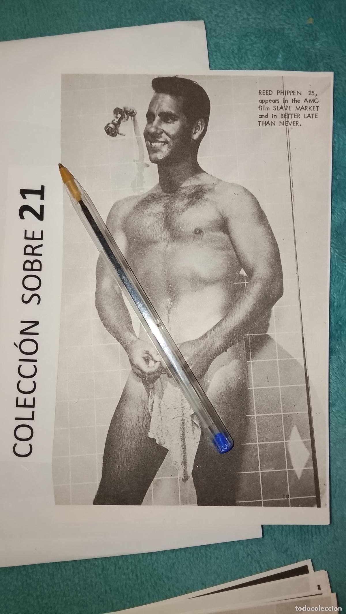Altri oggetti di carta: hoja tematica gay artistica fotografica o comic hombre erotico desnudos culturismo homo sexo EROTICA