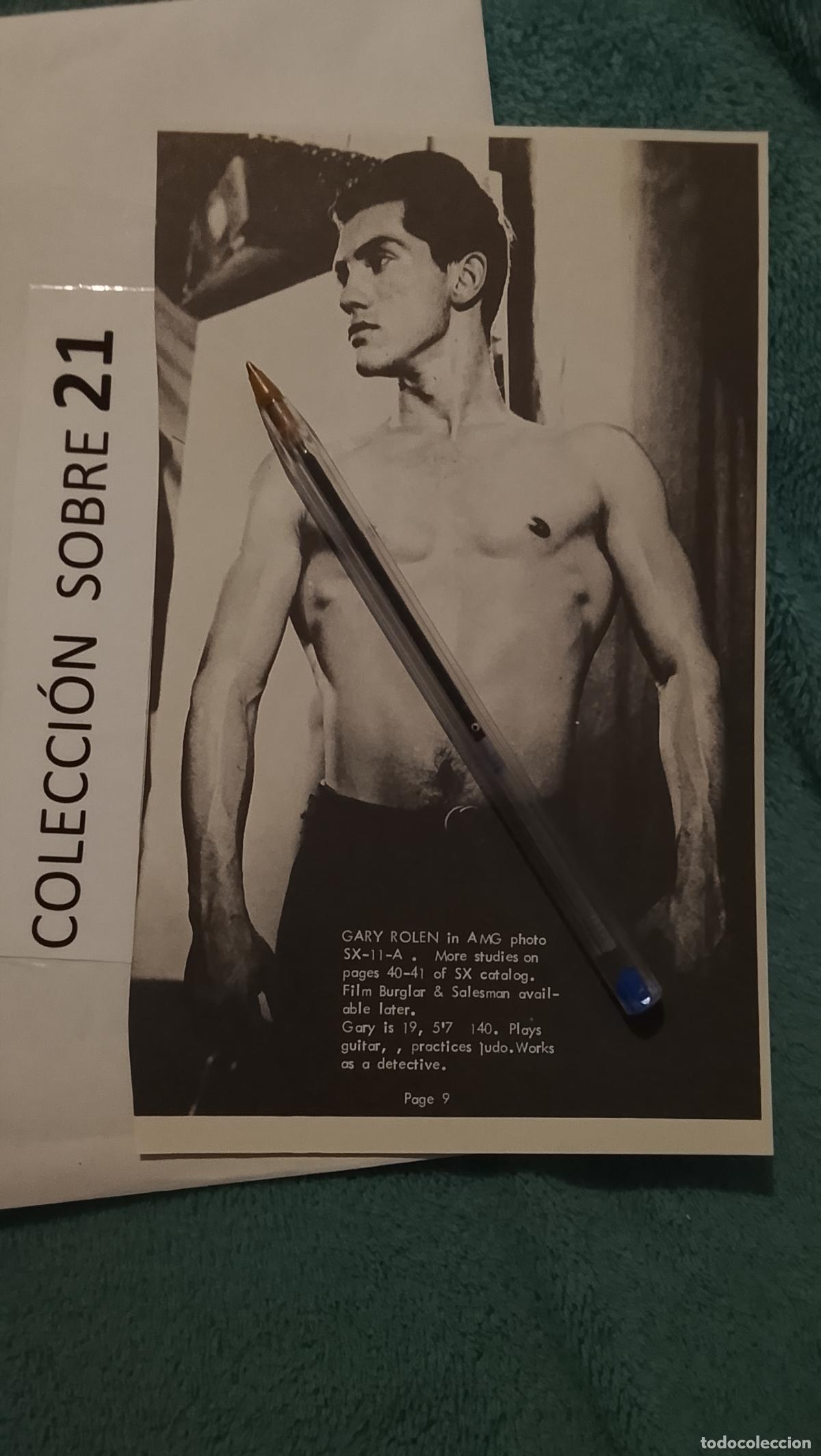 Altri oggetti di carta: hoja tematica gay artistica fotografica o comic hombre erotico desnudos culturismo homo sexo EROTICA