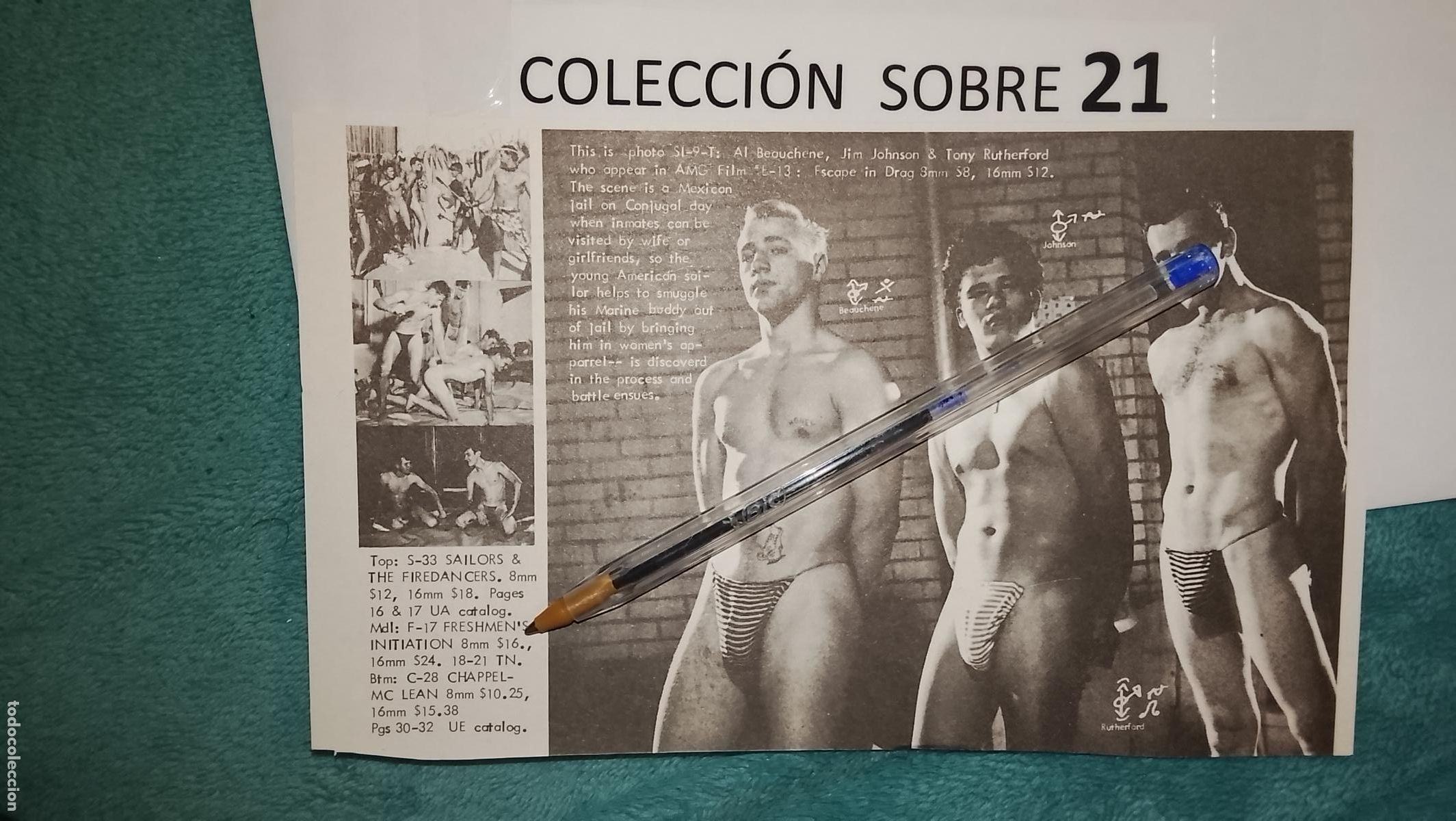 Sammelleidenschaft Andere Papierartikel: hoja tematica gay artistica fotografica o comic hombre erotico desnudos culturismo homo sexo EROTICA