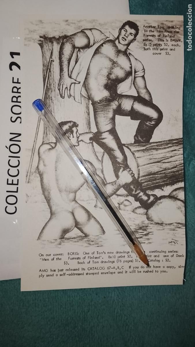 Sammelleidenschaft Andere Papierartikel: hoja tematica gay artistica fotografica o comic hombre erotico desnudos culturismo homo sexo EROTICA