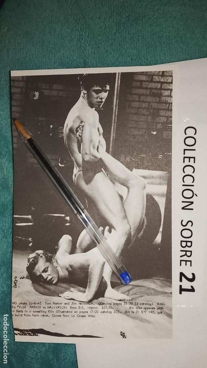 Sammelleidenschaft Andere Papierartikel: hoja tematica gay artistica fotografica o comic hombre erotico desnudos culturismo homo sexo EROTICA