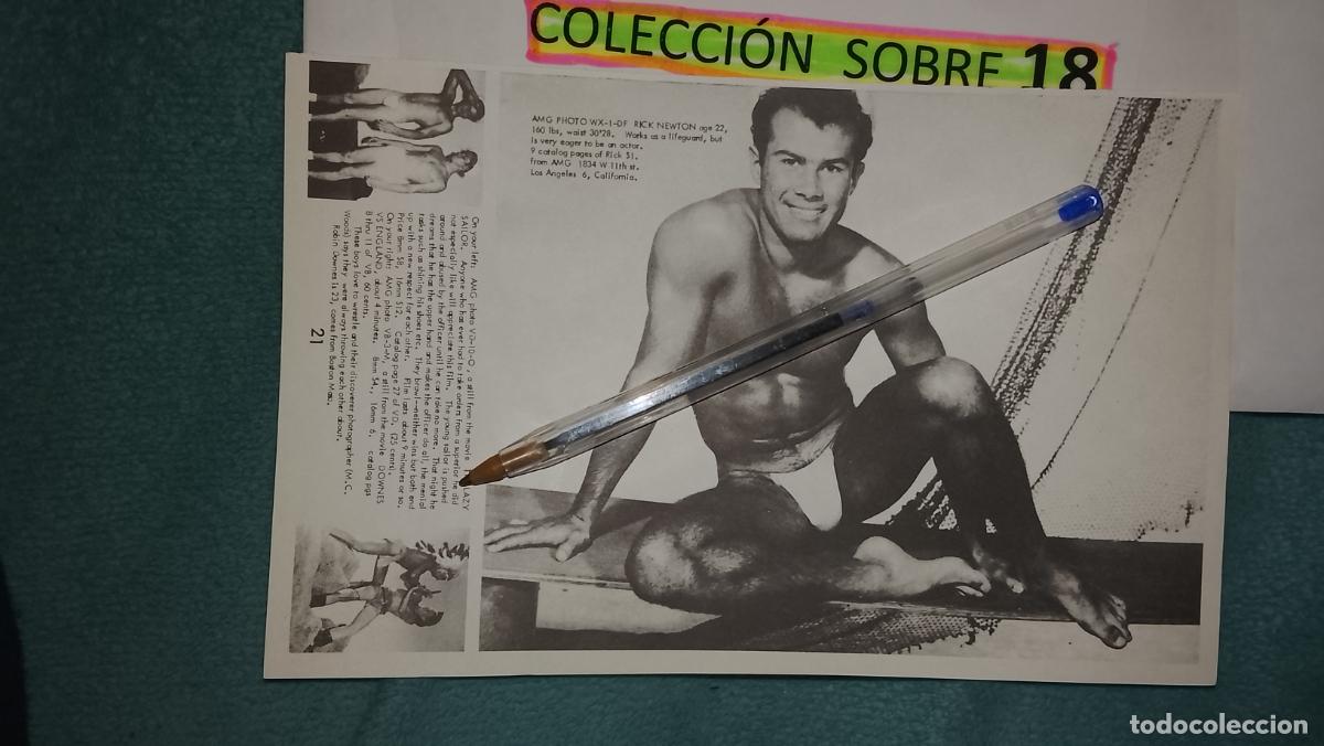 Otros Art&iacute;culos de Coleccionismo en Papel: hoja tematica gay artistica fotografica o comic hombre erotico desnudos culturismo homo sexo EROTICA