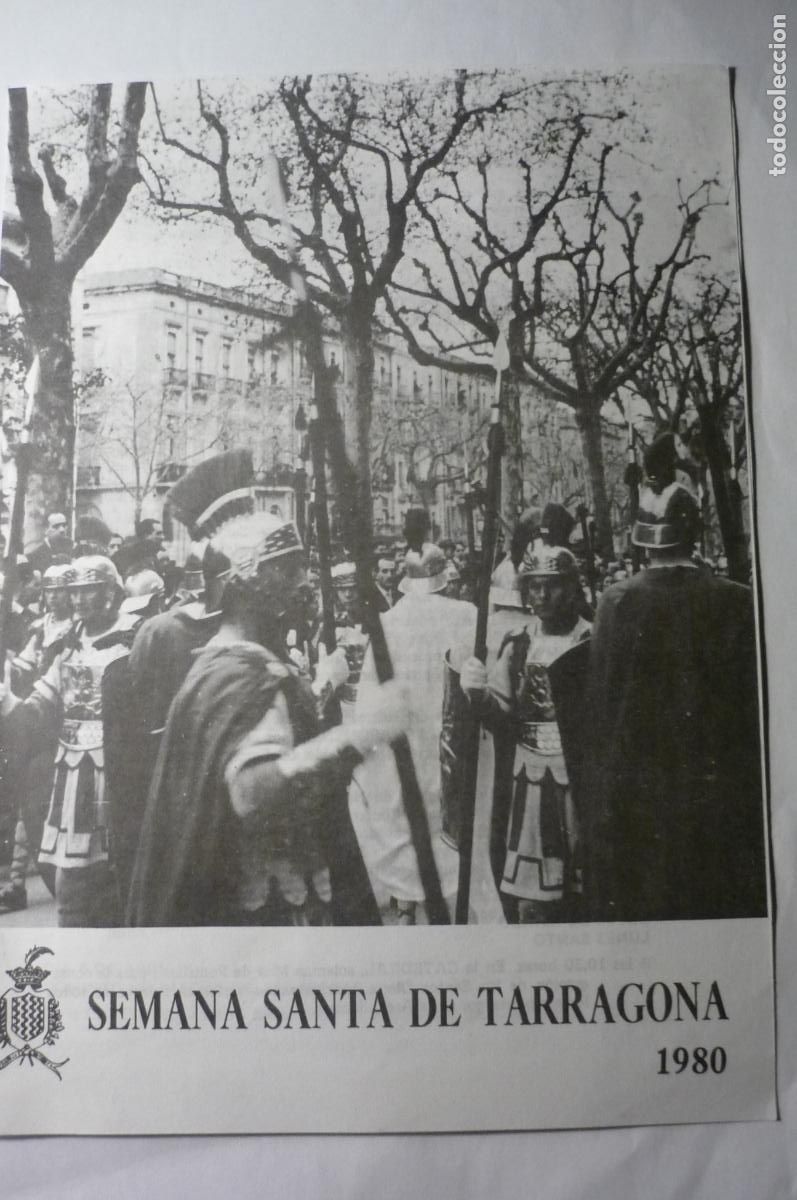 Otros Art&iacute;culos de Coleccionismo en Papel: programa semana santa tarragona 1980 4 pag