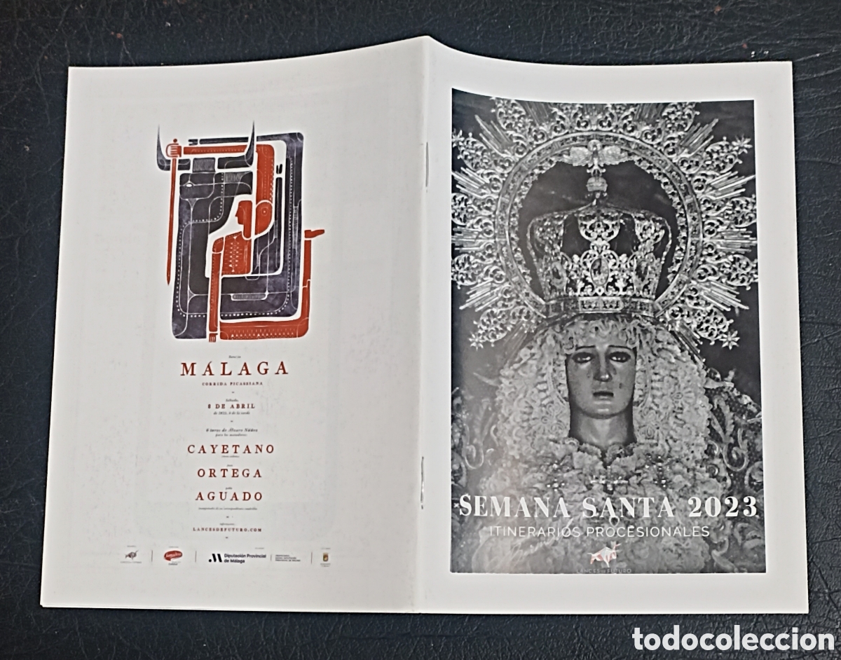 Otros Art&iacute;culos de Coleccionismo en Papel: ITINERARIO SEMANA SANTA DE MALAGA 2023