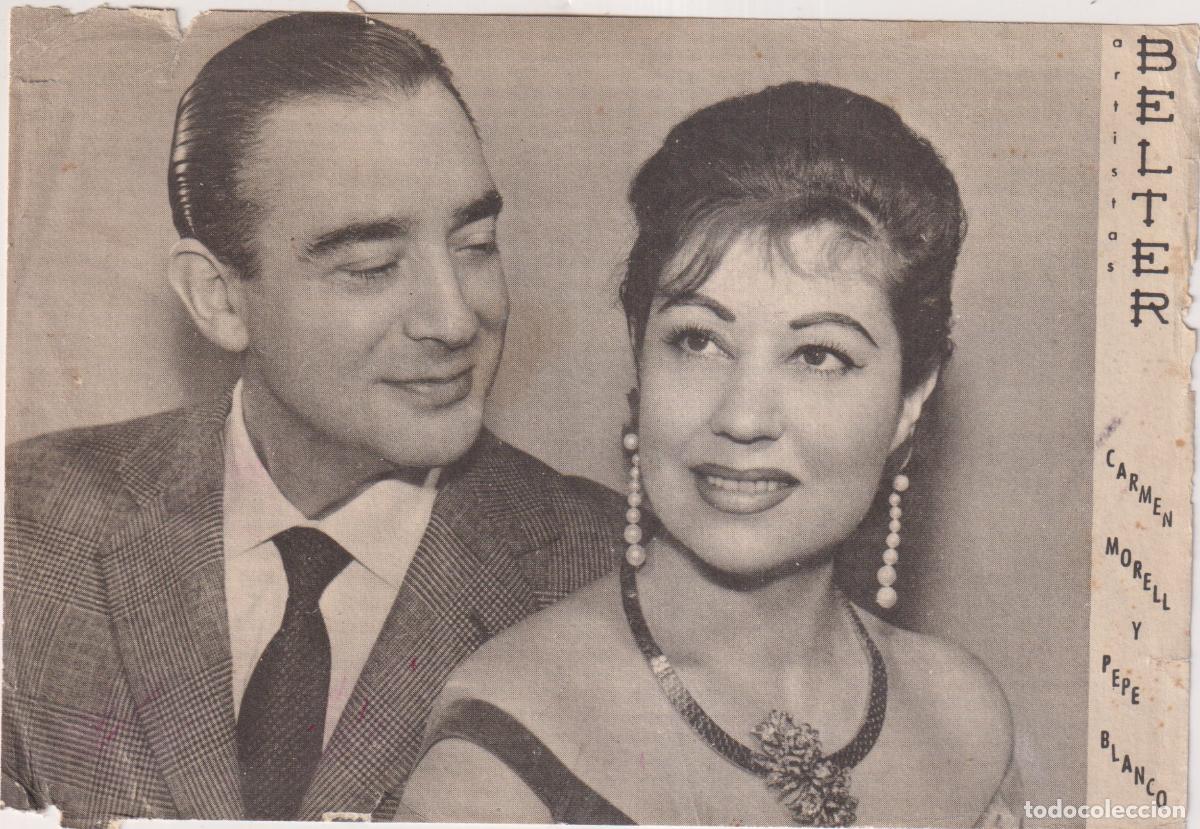 Sammelleidenschaft Andere Papierartikel: Carmen Morell y Pepe blanco. Artistas Belter