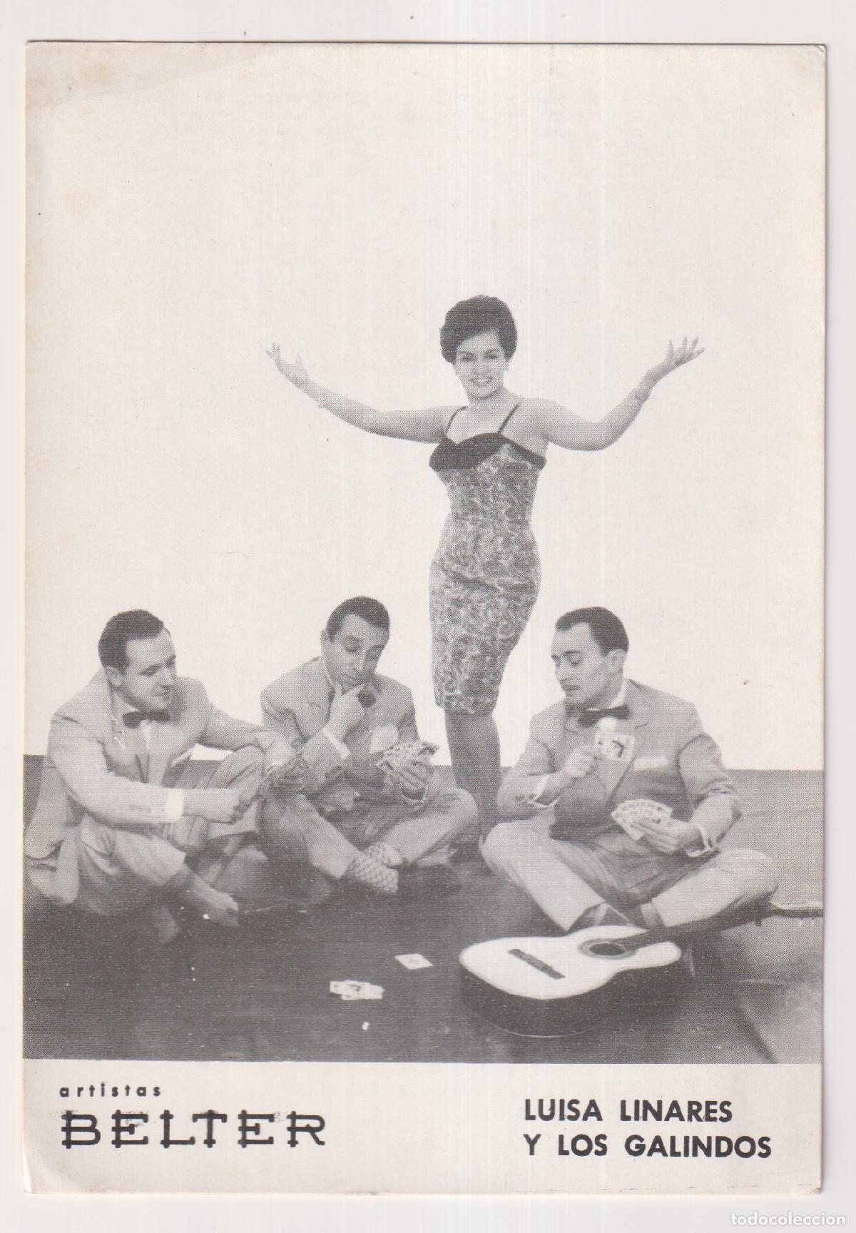 Sammelleidenschaft Andere Papierartikel: Luisa Linares y los Galindos. Artistas Belter