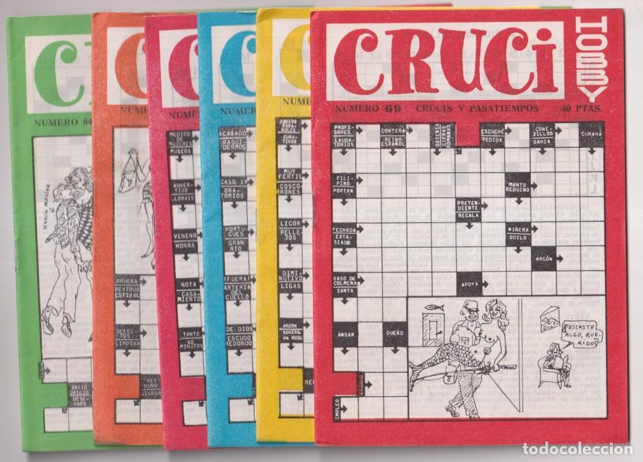 Sammelleidenschaft Andere Papierartikel: Pasatiempos. Cruci-Hobby. Lote de 6 ejemplares: 69, 73/76, 84. SIN USAR