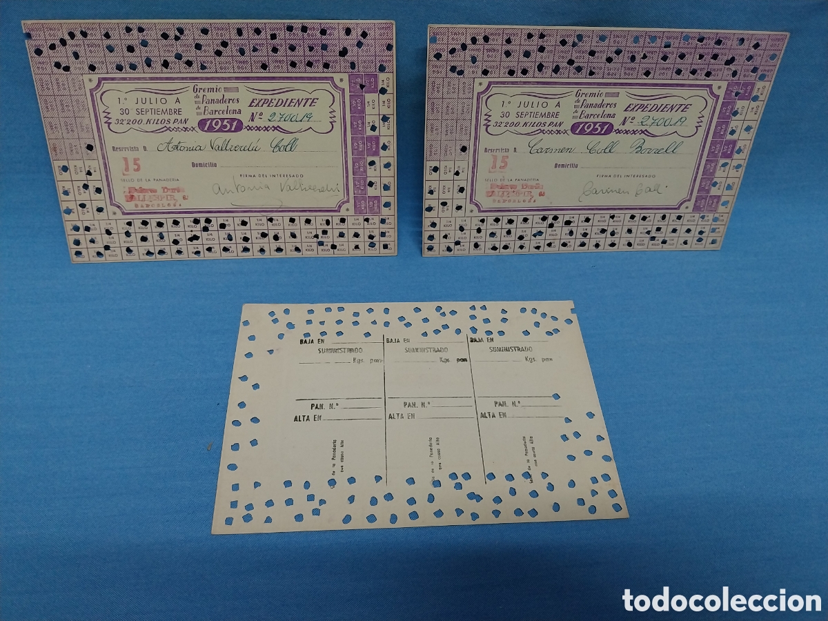 Paper Collecting Others: tarjeta racionamiento