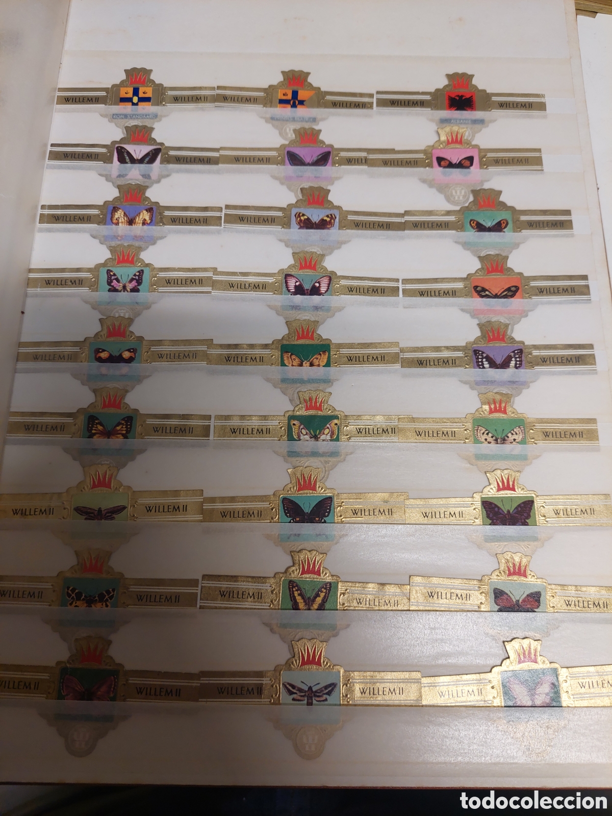 Sammelleidenschaft Andere Papierartikel: VITOLAS VITOFILIA WILLEM II FLORA MARIPOSAS