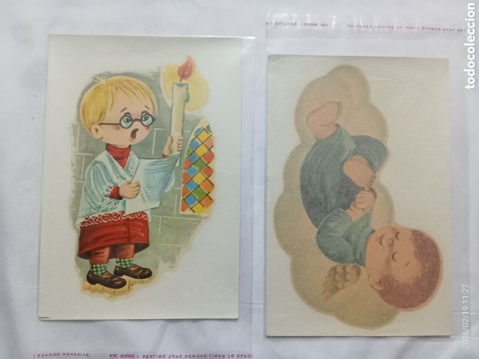 Paper Collecting Others: Calcamon&iacute;a adhesivos Ortega antiguo