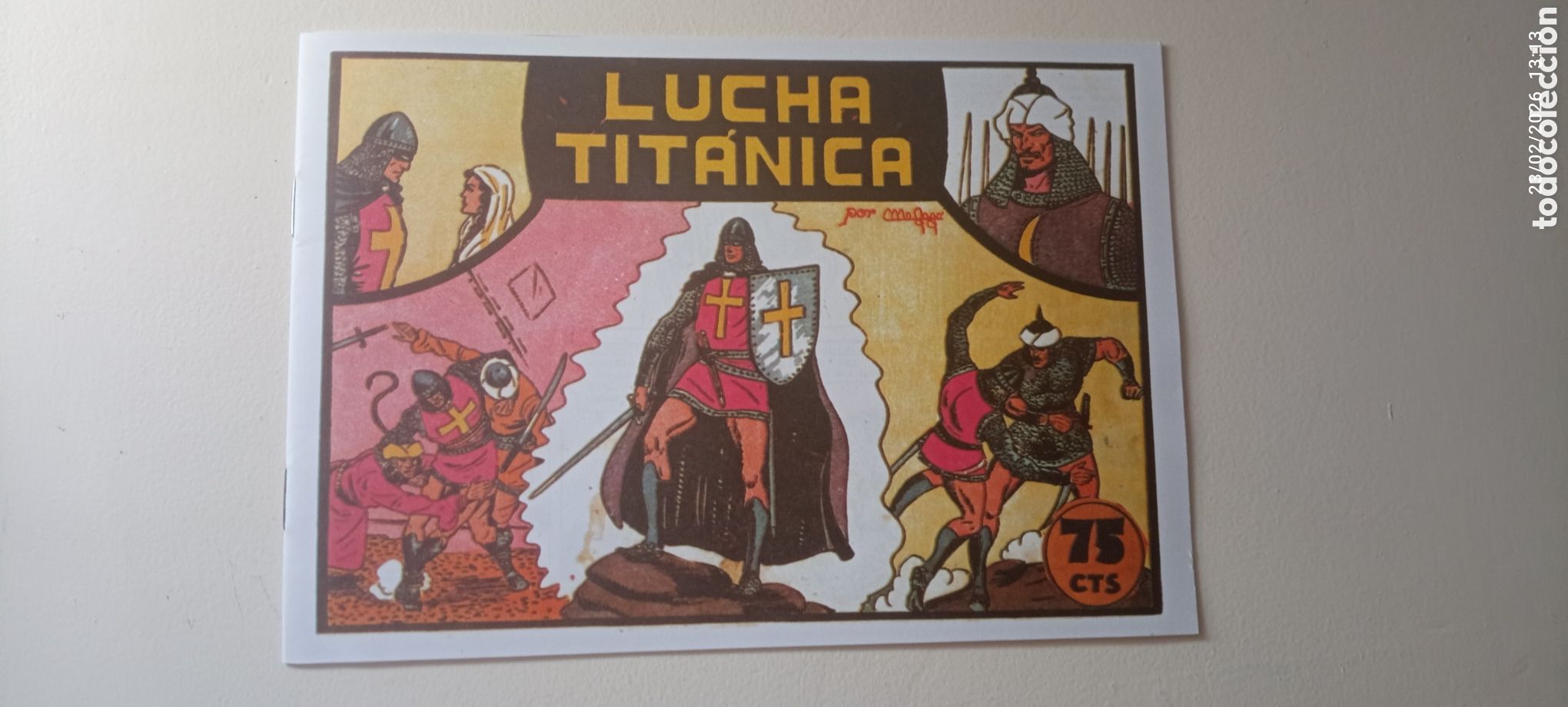Otros Art&iacute;culos de Coleccionismo en Papel: EL GUERRERO DEL ANTIFAZ LUCHA TITANICA N&deg;3REEDICION-FASIMIL.LUCHA TITANICA