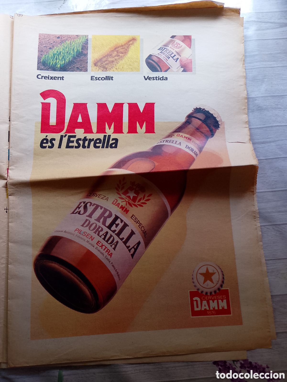 Otros Art&iacute;culos de Coleccionismo en Papel: CERVESA DAMM. PUBLICIDAD EN PRENSA. 1983
