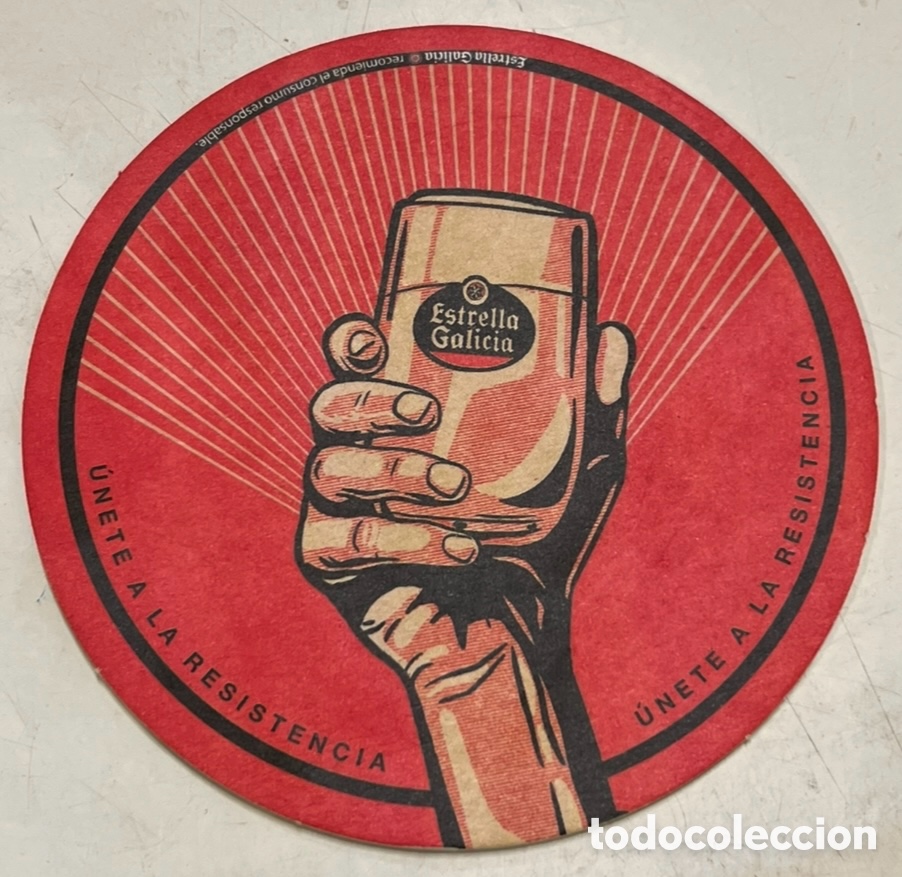 Otros Art&iacute;culos de Coleccionismo en Papel: Posavasos. Cerveza ESTRELLA GALICIA. 2021.