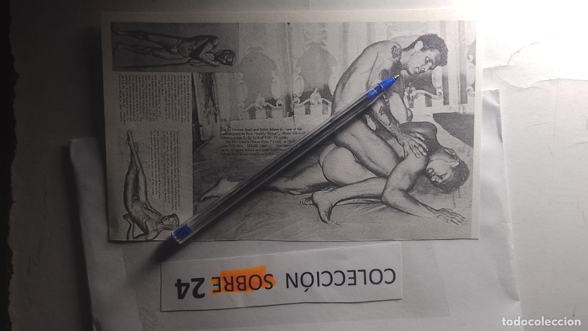 Otros Art&iacute;culos de Coleccionismo en Papel: hoja tematica gay artistica fotografica o comic hombre erotico desnudos culturismo homo sexo EROTICA