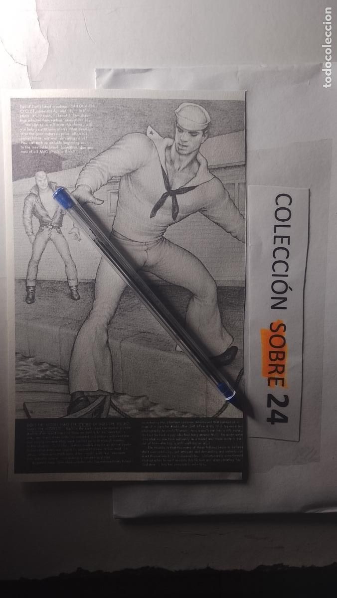 Sammelleidenschaft Andere Papierartikel: hoja tematica gay artistica fotografica o comic hombre erotico desnudos culturismo homo sexo EROTICA