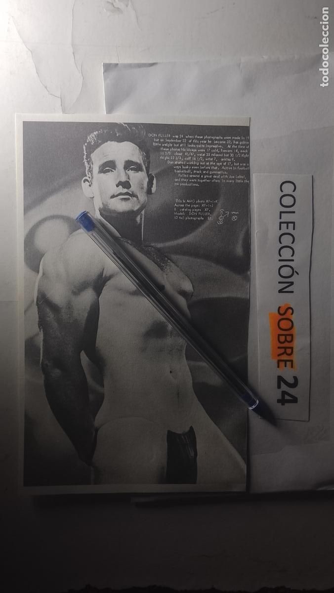 Sammelleidenschaft Andere Papierartikel: hoja tematica gay artistica fotografica o comic hombre erotico desnudos culturismo homo sexo EROTICA
