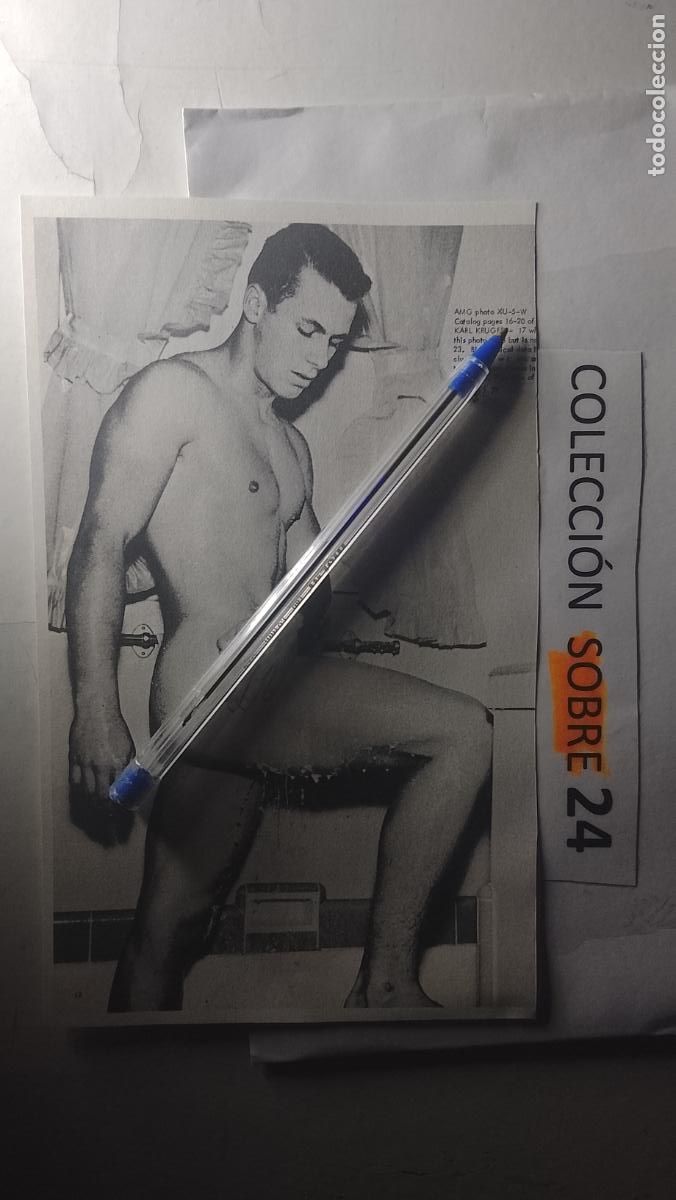 Sammelleidenschaft Andere Papierartikel: hoja tematica gay artistica fotografica o comic hombre erotico desnudos culturismo homo sexo EROTICA
