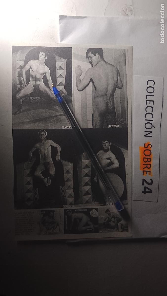 Otros Art&iacute;culos de Coleccionismo en Papel: hoja tematica gay artistica fotografica o comic hombre erotico desnudos culturismo homo sexo EROTICA