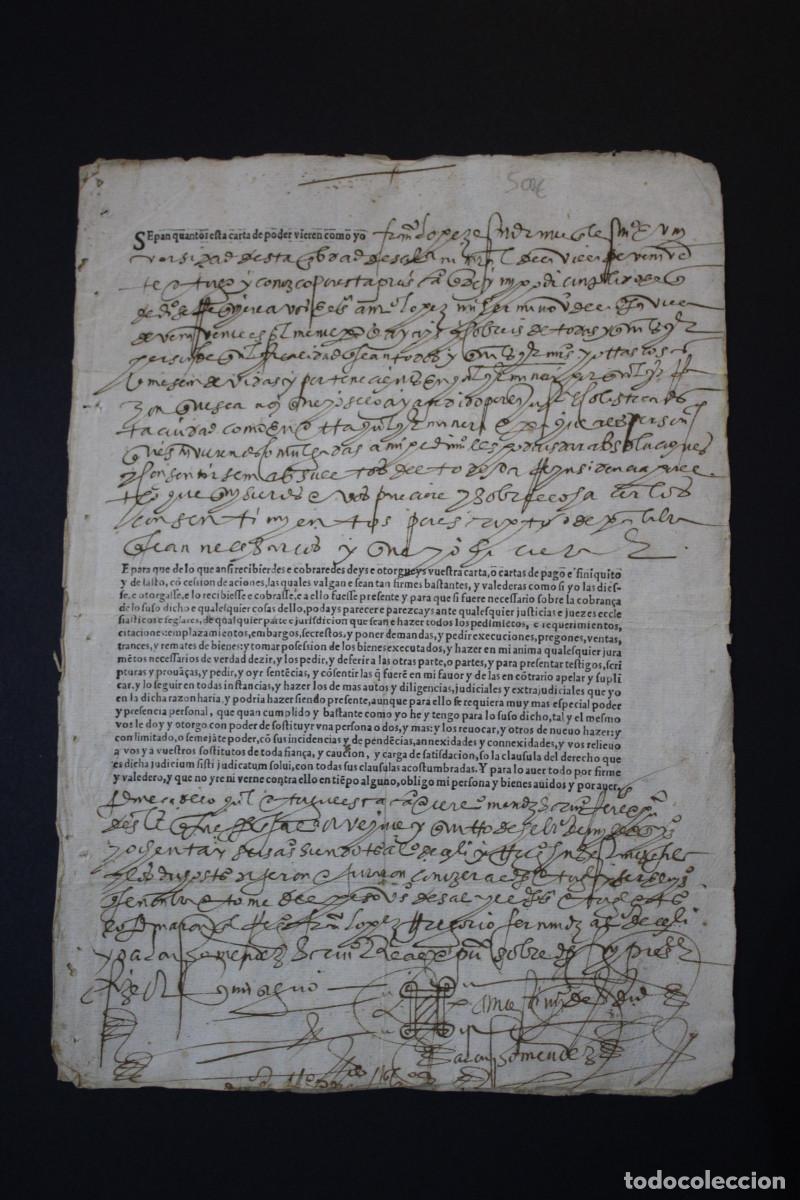 Paper Collecting Others: Carta de poder Universidad de Salamanca s. XVI -