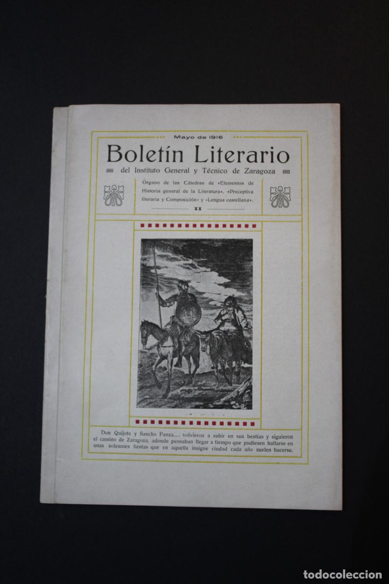 Paper Collecting Others: Bolet&iacute;n Literario del Instituto General y T&eacute;cnico de Zaragoza - Instituto General Y T&eacute;cnico De Zarag