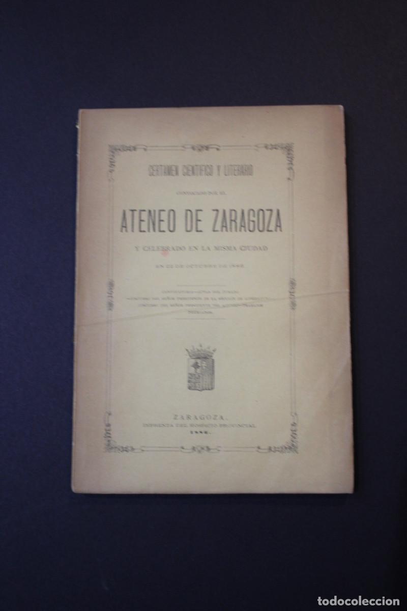 Paper Collecting Others: Certamen cient&iacute;fico y literario convocado por el Ateneo de Zaragoza y celebrado en la misma ciudad e