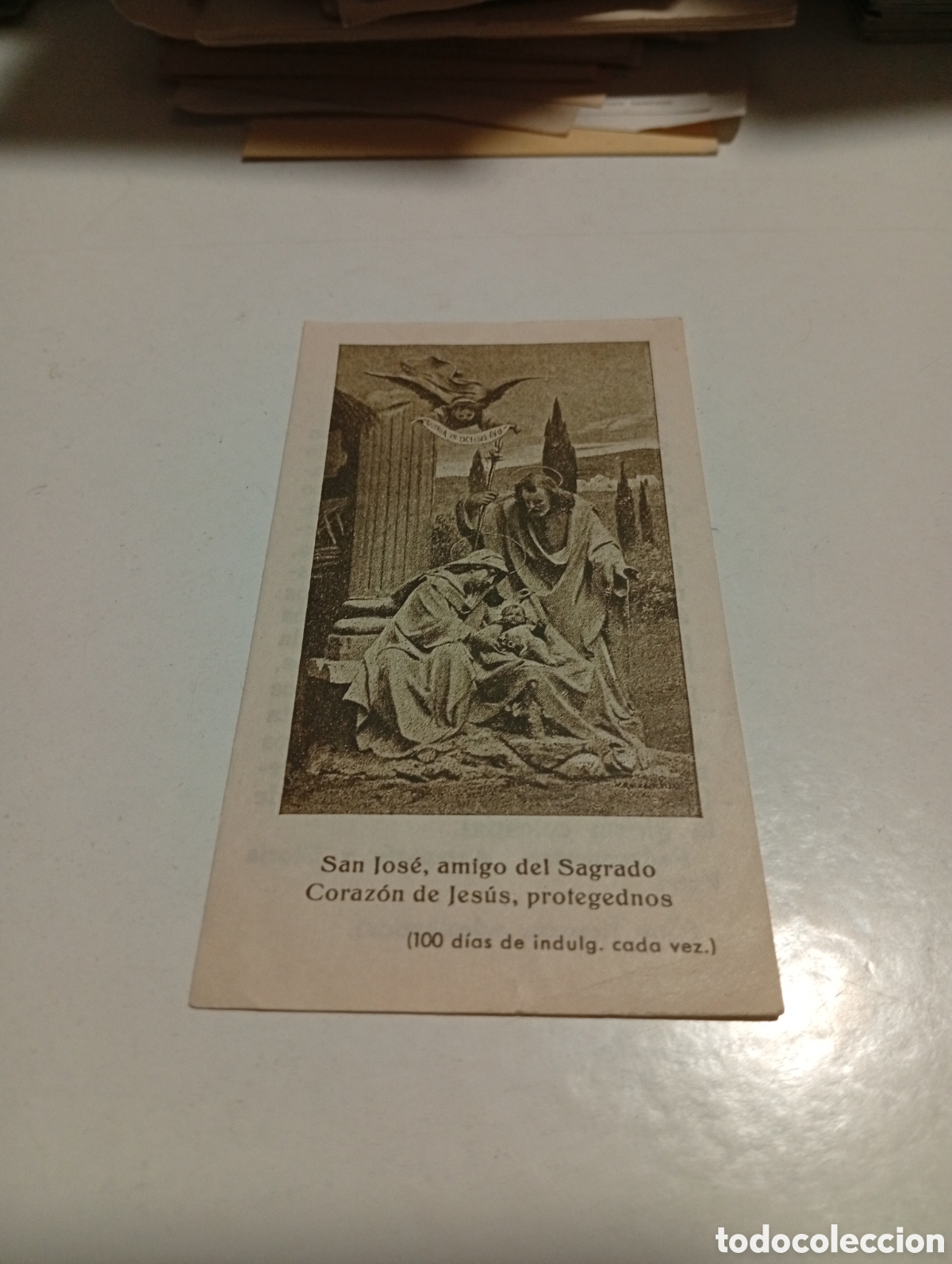 Otros Art&iacute;culos de Coleccionismo en Papel: Estampa religiosa San Jos&eacute; amigo del sagrado coraz&oacute;n de jes&uacute;s