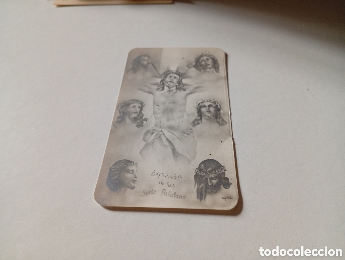 Paper Collecting Others: Estampa religiosa Jesucristo expresi&oacute;n de las siete palabras