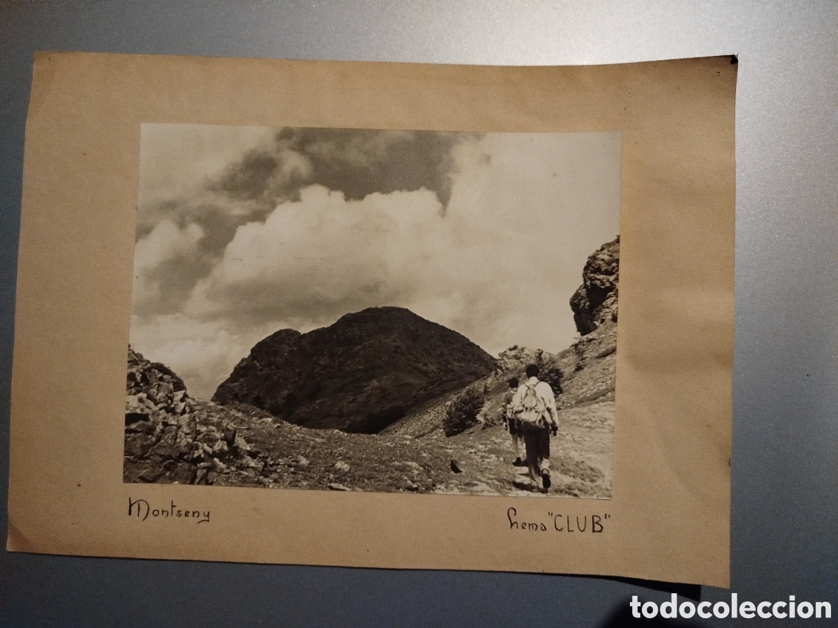Altri oggetti di carta: Fotografia antigua del Montseny