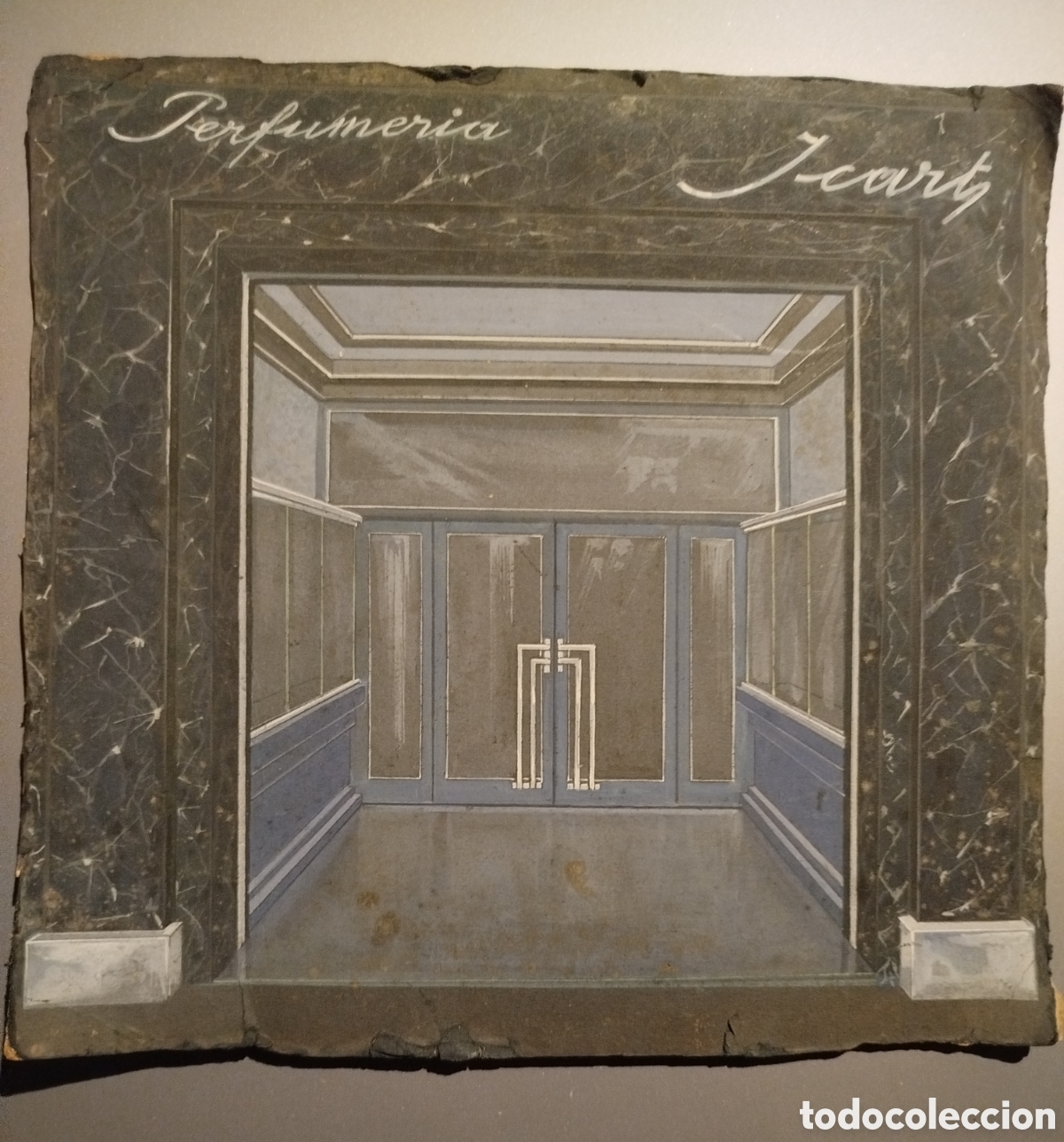 Altri oggetti di carta: Dibujo original antiguo promocional