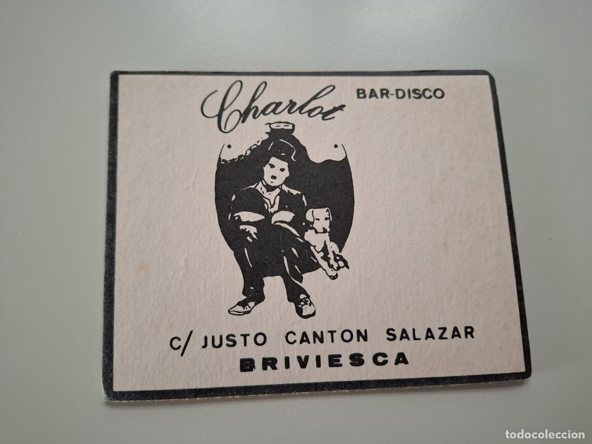 Otros Art&iacute;culos de Coleccionismo en Papel: POSAVASOS BAR-DISCO CHARLOT - JUSTO CANTON SALAZAR - BRIVIESCA - BURGOS