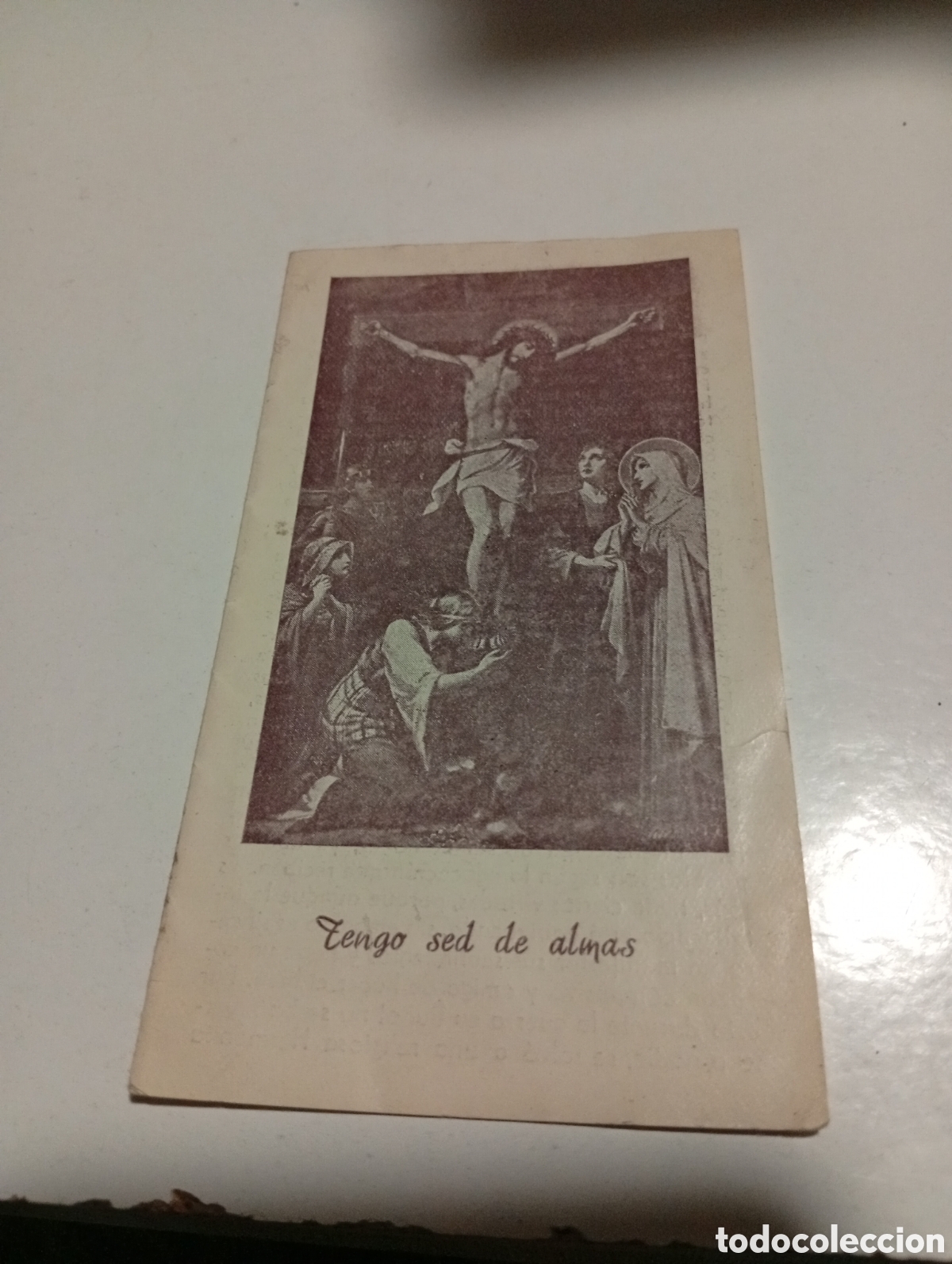 Outros artigos de papel: Estampa religiosa tengo sed de Almas, Bu&ntilde;ol 1947