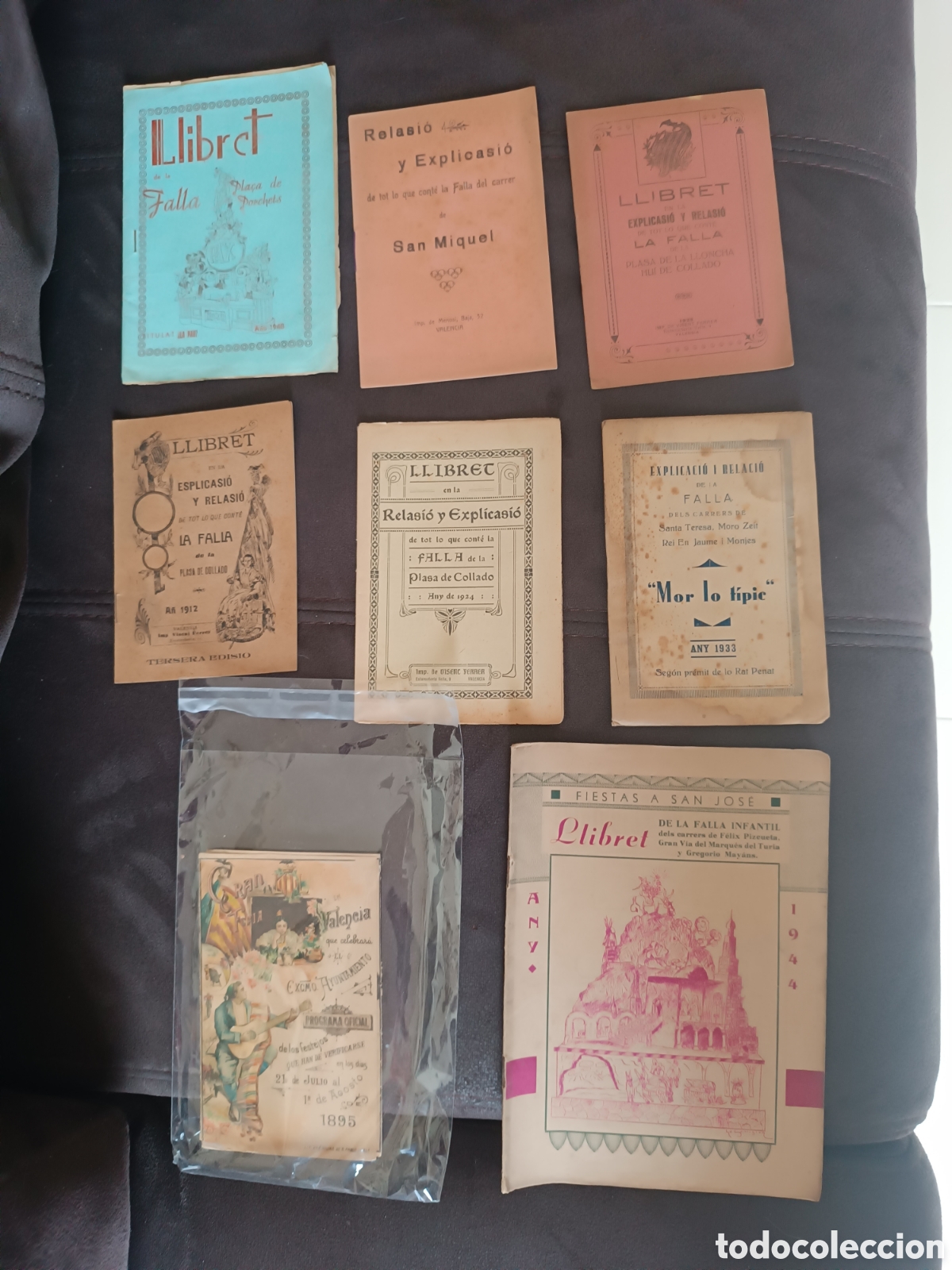 Outros artigos de papel: Programa falleros antiguos