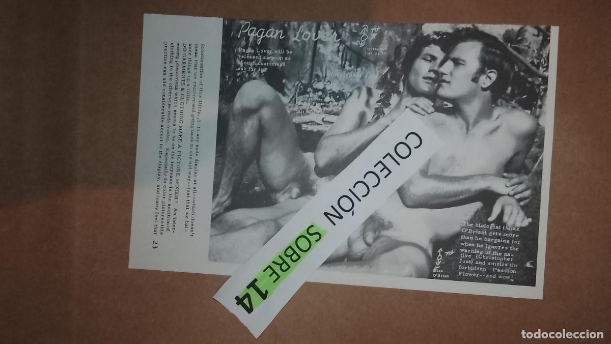 Sammelleidenschaft Andere Papierartikel: hoja tematica gay artistica fotografica o comic hombre erotico desnudos culturismo homo sexo EROTICA
