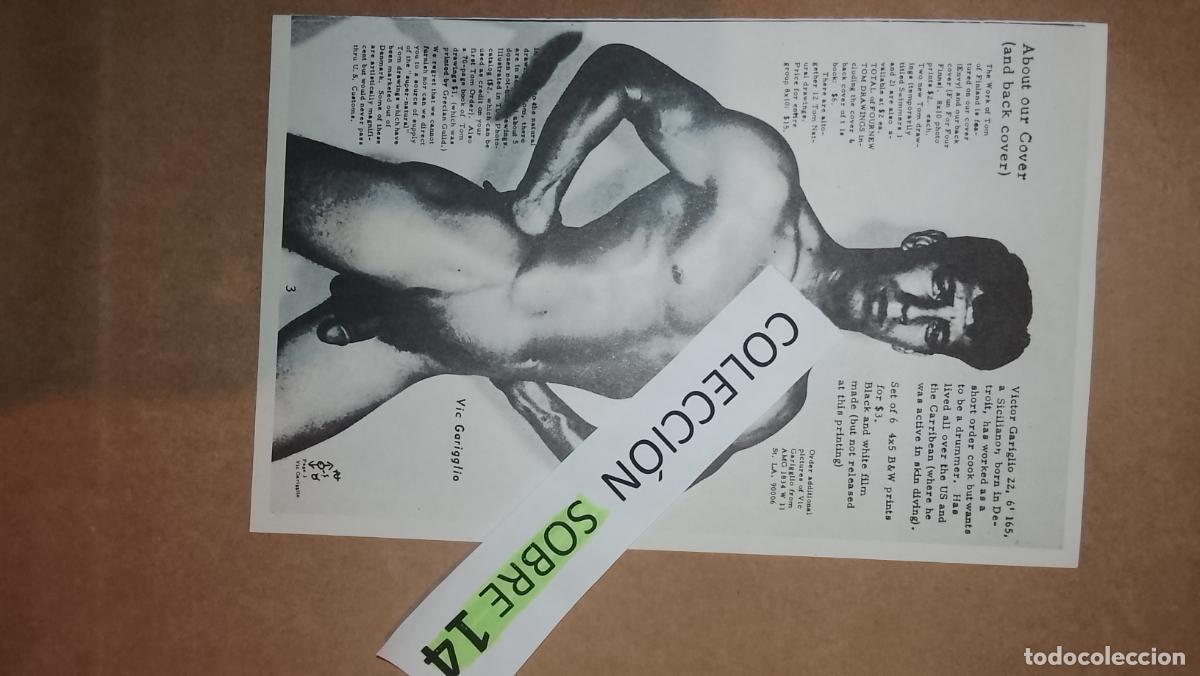 Otros Art&iacute;culos de Coleccionismo en Papel: hoja tematica gay artistica fotografica o comic hombre erotico desnudos culturismo homo sexo EROTICA